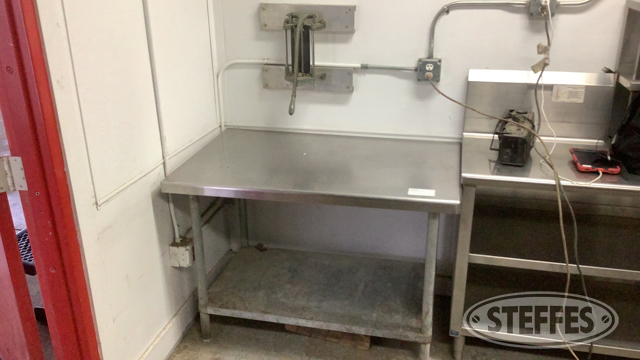 48"x30" Stainless Steel Table & Wall Mount Dicer